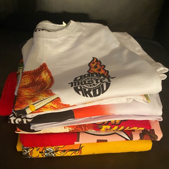 AKOO - OLD GOLD 
“AFRICA - LAND OF THE PEOPLE”
MEN’S SHORT SLEEVE TEE, Sz S, NEW - Picture 7 of 7